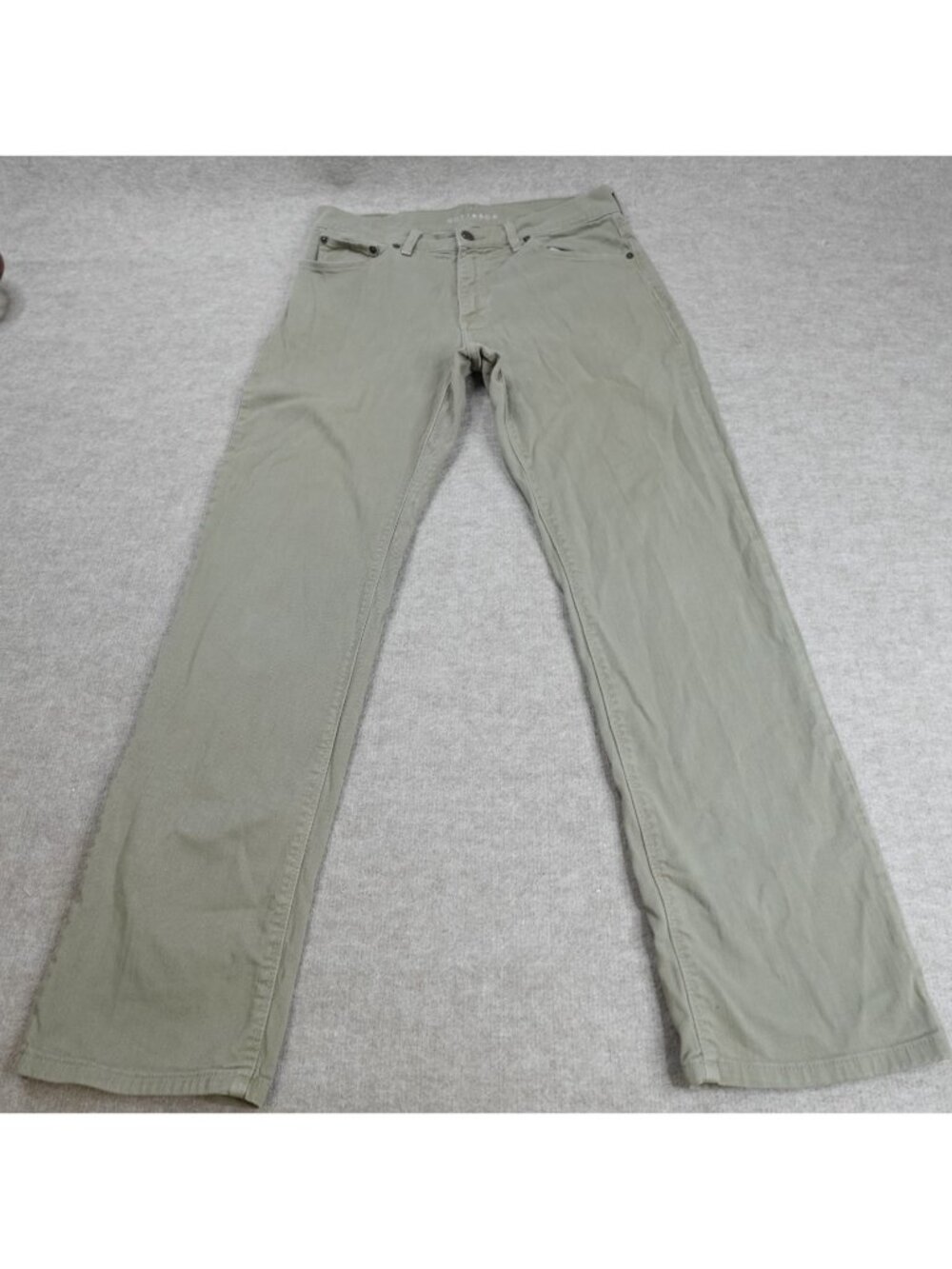 Mott & Bow Jeans 32 x 30 Green Olive Mercer Straight Cotton